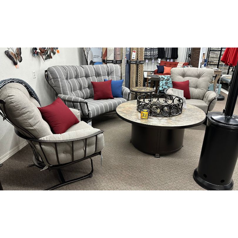 OW Lee Monterra Outdoor Patio Crescent Love Seat