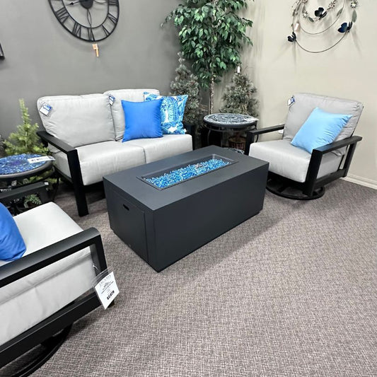 Homecrest Elements Patio Cushion Swivel Rocker Chat Chair