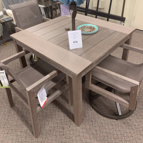 Alfresco Home San Simeon Sling Dining Swivel Rocker | Jacobs Custom Living