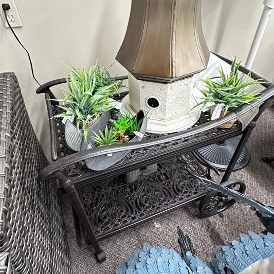 Hanamint Tuscany Outdoor Patio Serving Cart