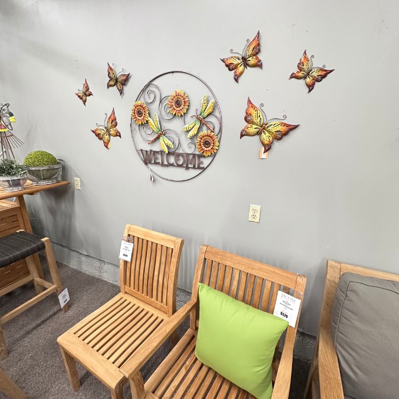 Butterfly Metal Outdoor Wall Art