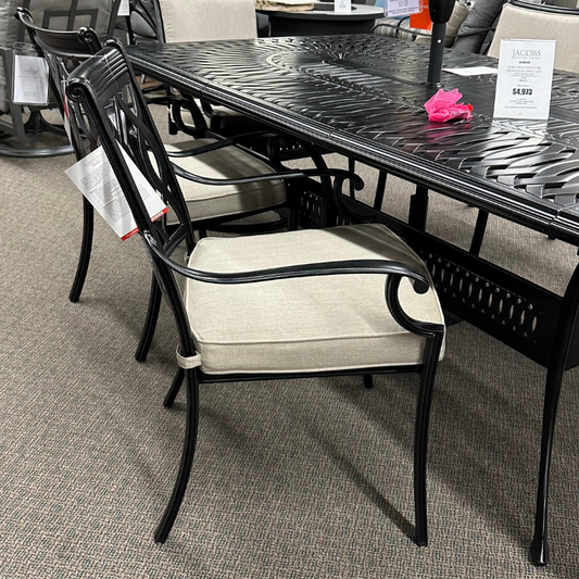 Patio Dining Arm Chair - Alfresco Home Endeavor Stackable Dining Arm Chair