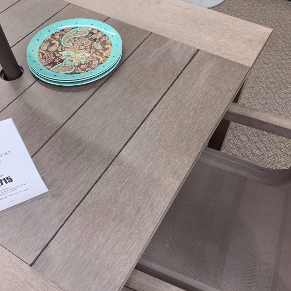 Alfresco Home San Simeon Sling Dining Arm Chair | Jacobs Custom Living