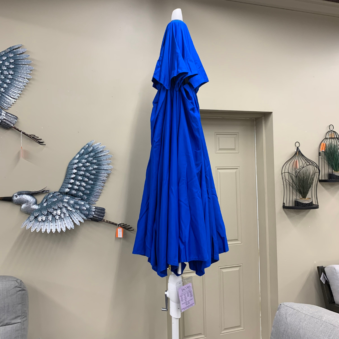 9 blue patio umbrella Shade Umbrellas in Stock-9' SWV Patio Umbrella in Pacific Blue – Jacobs Custom Living