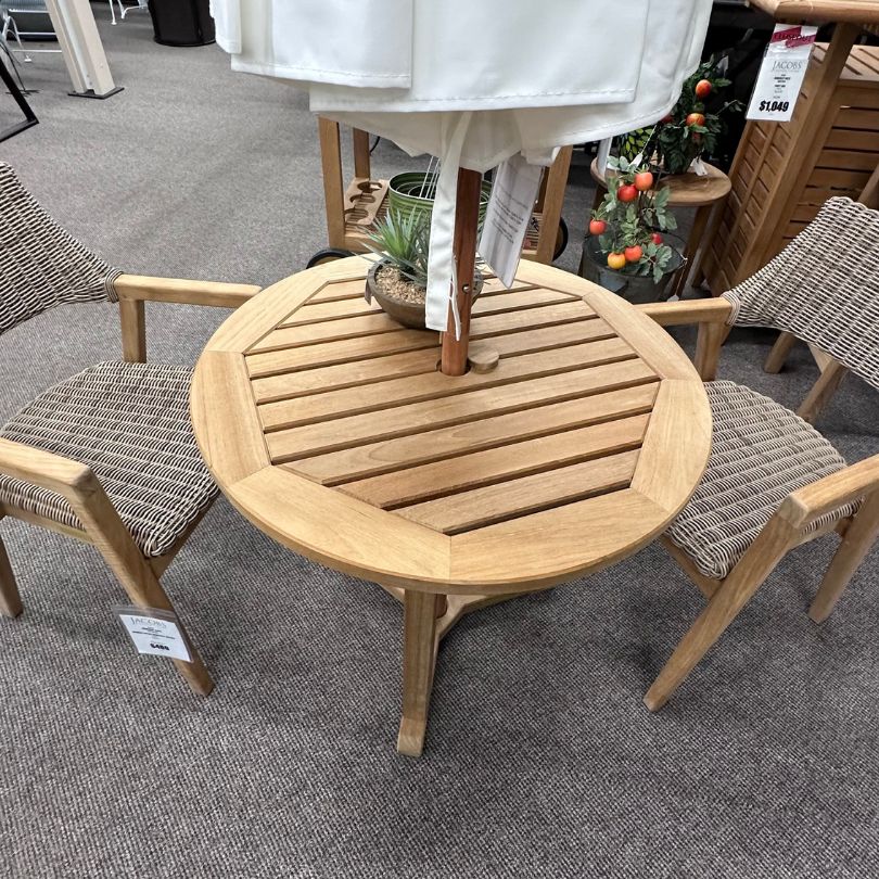 Kingsley-Bate Essex Outdoor Patio Teak 30" Bistro Table