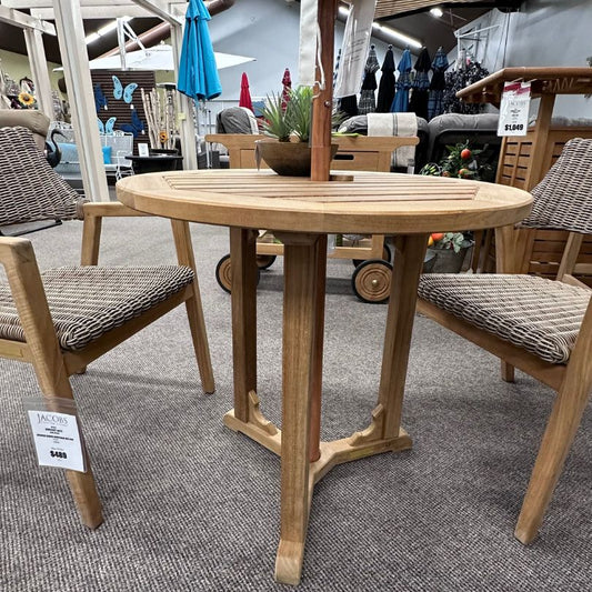 Kingsley-Bate Essex Outdoor Patio Teak 30" Bistro Table