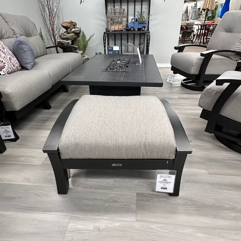 Mallin Georgetown Outdoor Patio Cushion Ottoman