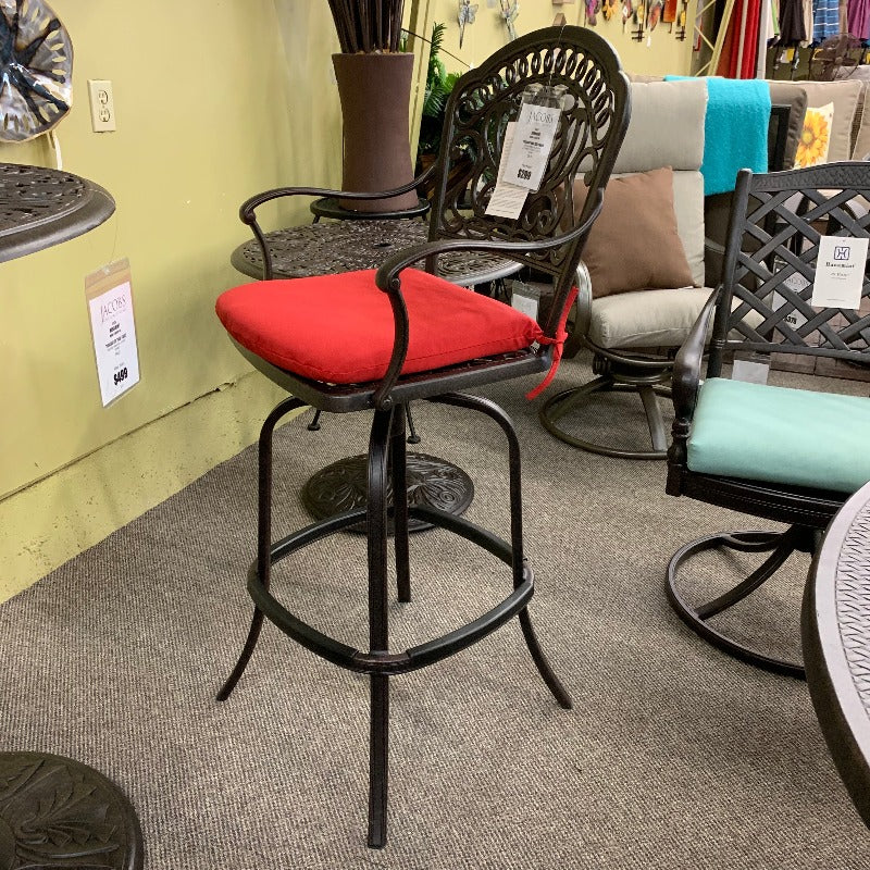 Hanamint Tuscany Outdoor Patio Best Swivel Bar Stool at Jacobs Custom Living