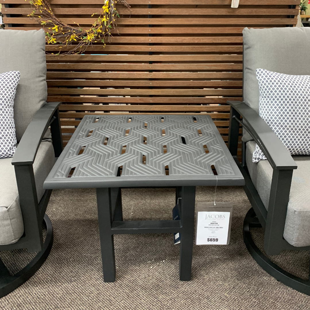 Winston Merge Cast 24" Patio Side Table at Jacobs Custom Living Spokane Valley WA, 99037