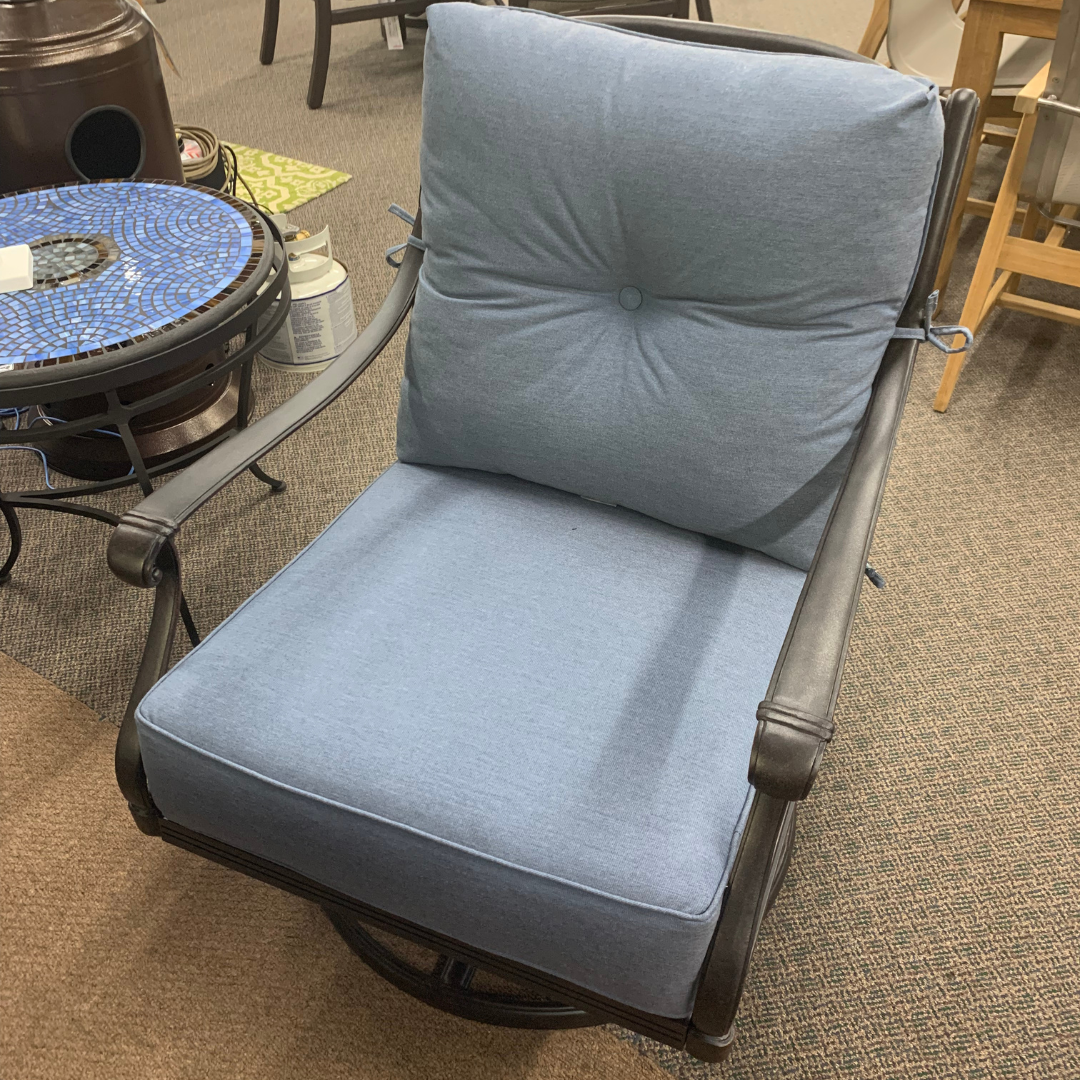 Hanamint Mayfair Estate Club Swivel Rocker is available at Jacobs Custom Living in Spokane Valley, WA