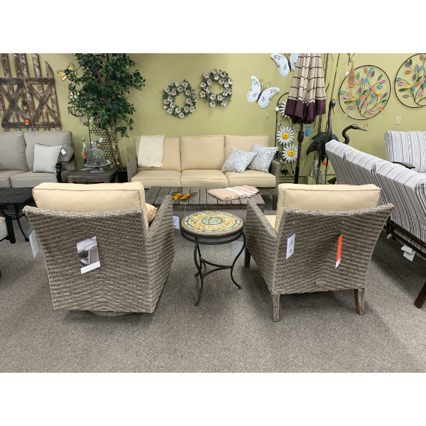Alfresco Home Cornwall Deep Seating Sofa at Jacobs Custom Living Spokane Valley WA, 99037