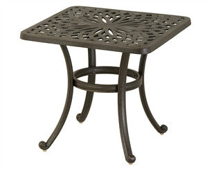 Hanamint Mayfair 24" Outdoor Patio Square End Table