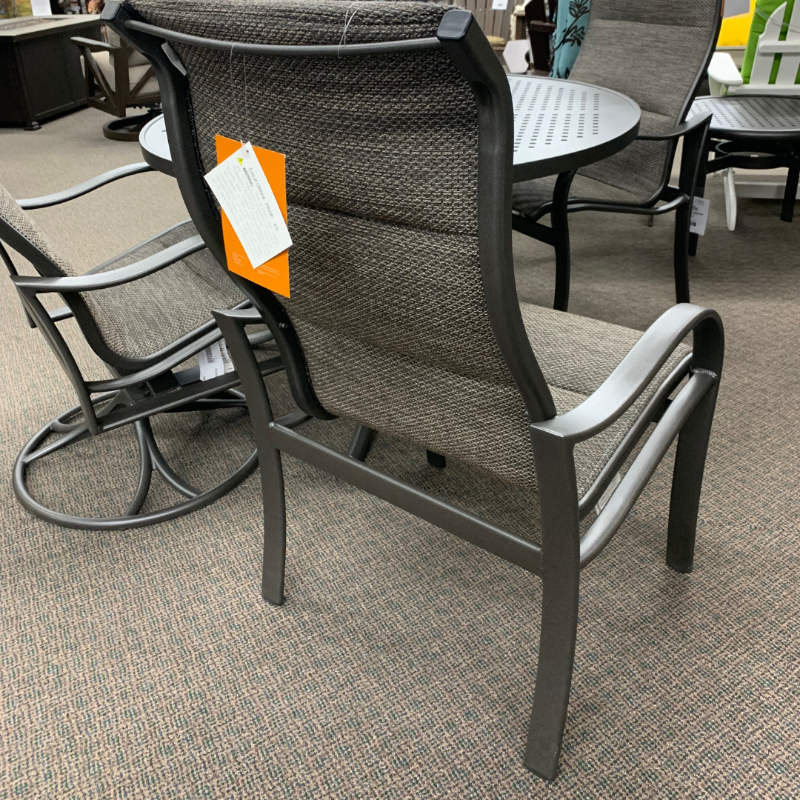 Tropitone Shoreline Padded Sling High Back Dining ChairTropitone Shoreline Patio Padded Sling High Back Dining Chair