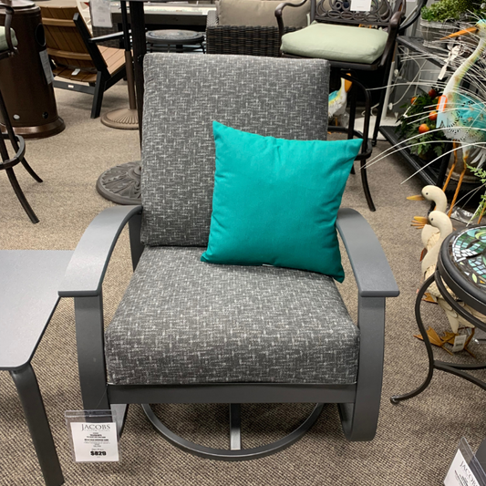 Telescope Belle Isle Outdoor Patio Cushion Swivel Rocker | Jacobs Custom Living