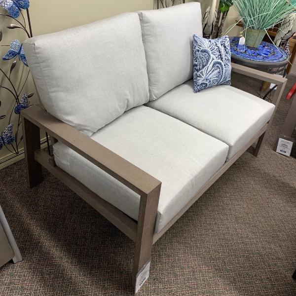 Patio Loveseat in Stock Alfresco Home San Simeon Deep Seating