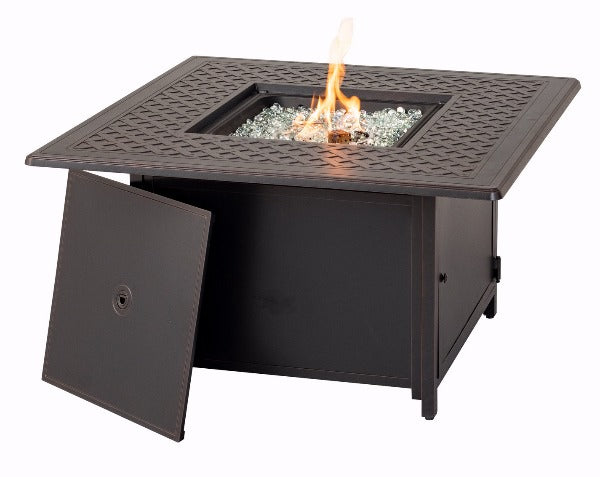 Alfresco Home Alfresco Home Heron 42" Square Gas Chat Fire Pit at Jacobs Custom Living Spokane Valley WA, 99037