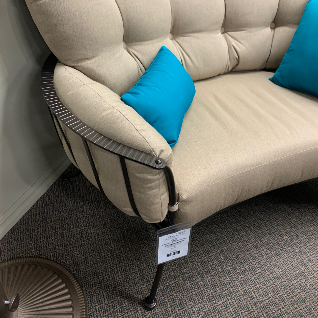 OW Lee Monterra Patio Crescent Love Seat