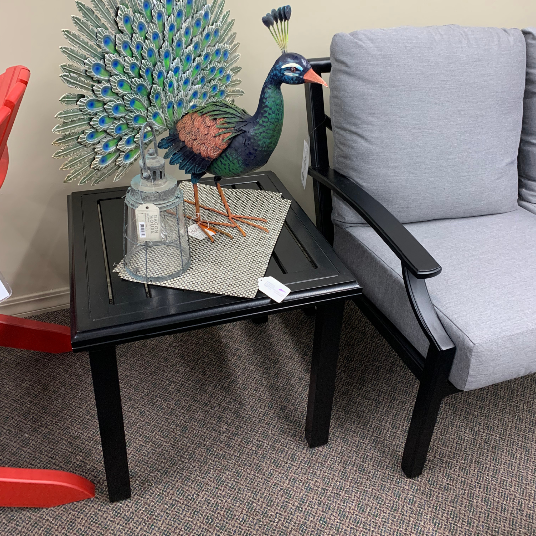 Tropitone Amici 24" Square End Table is available in our Jacobs Custom Living in Spokane Valley WA