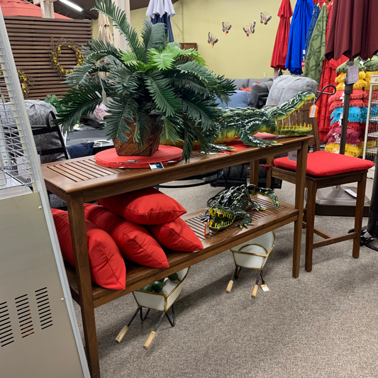 Shop Local Spokane Valley, WA for the best Outdoor Patio Opal Console Table from Jensen Leisure available at Jacobs Custom Living in Spokane Valley, WA