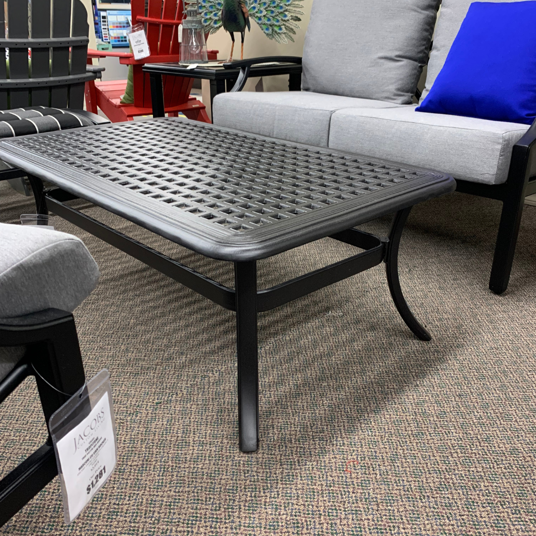 Hanamint New Classic 28 x 48 Rectangle Coffee Table is available at Jacobs Custom Living in Spokane Valley, WA