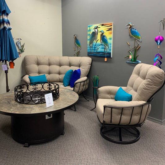 OW Lee Monterra Swivel Rocker Lounge Chair | Jacobs Custom Living