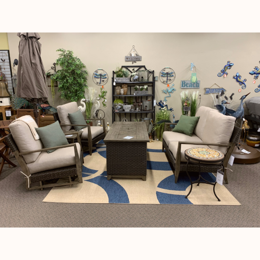 Alfresco Home Cedarbrook Deep Seating Loveseat at Jacobs Custom Living Spokane Valley WA, 99037