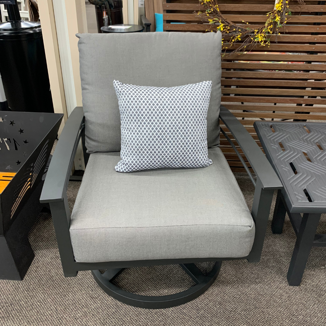 Winston Stanford Patio Swivel Lounge Chair at Jacobs Custom Living Spokane Valley WA, 99037