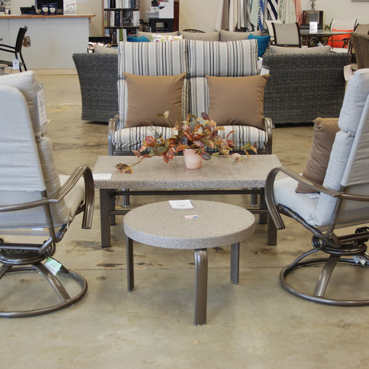 Homecreat Stonegate 24" Round Side Table | Jacobs Custom Living