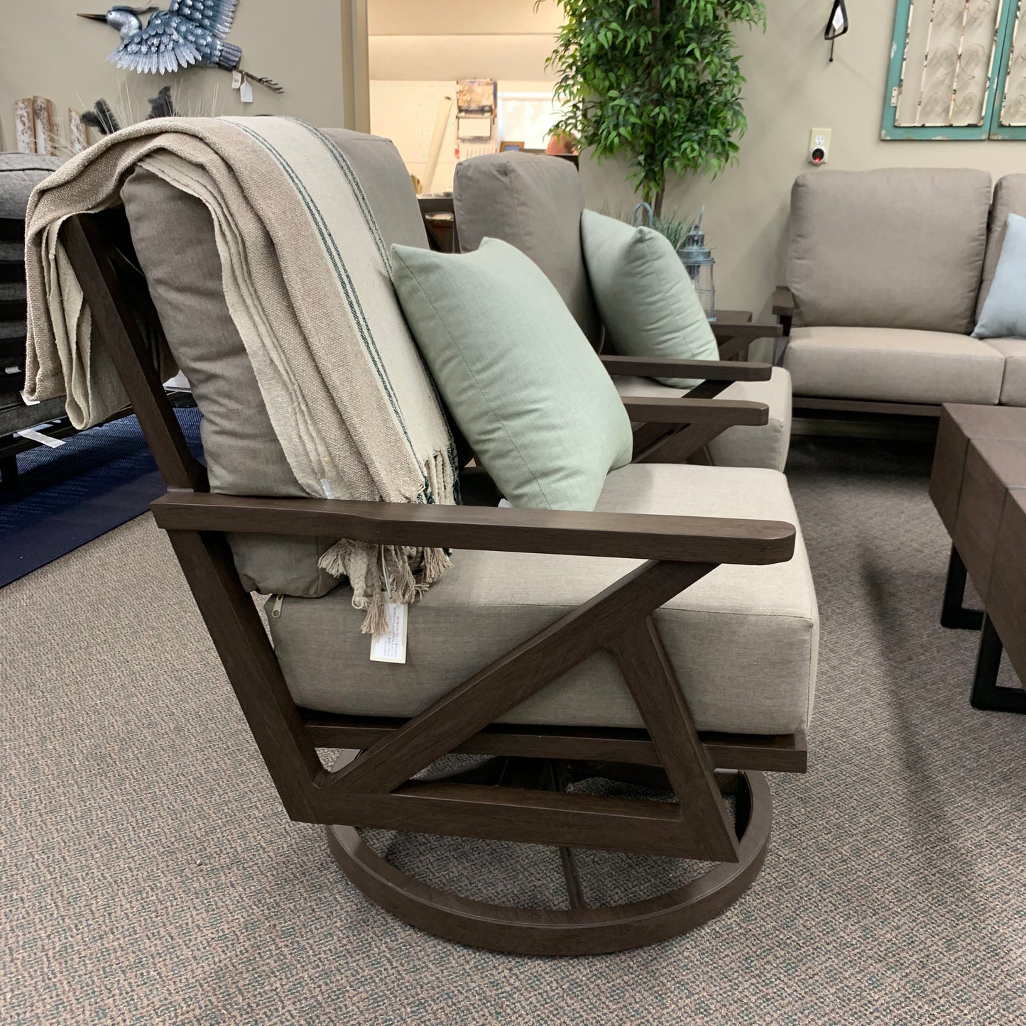 Shop Local Spokane Valley, WA for the best outdoor patio swivel rockers from Patio Renaissance available at Jacobs Custom Living in Spokane Valley, WA