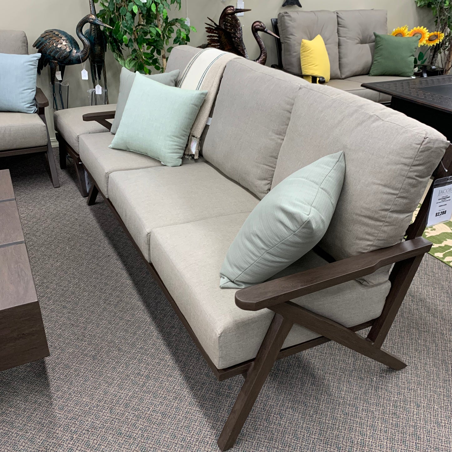 Shop Local Spokane Valley, WA for the best outdoor patio sofas from Patio Renaissance available at Jacobs Custom Living in Spokane Valley, WA