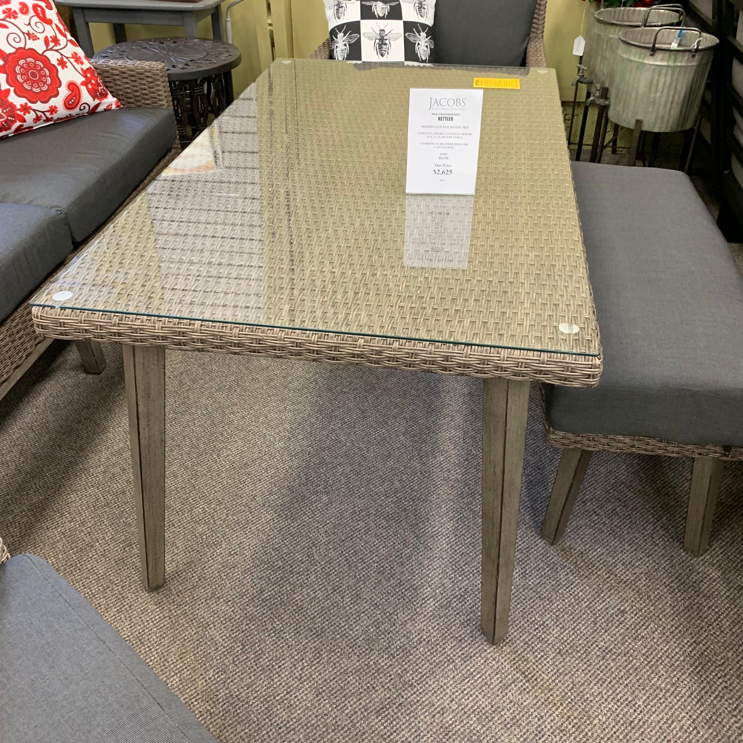 Kettler Merida 55x32 Dining Table | Jacobs Custom Living