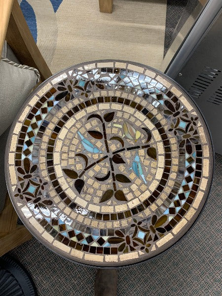 Quality Outdoor Living Made Easy. KNF Designs 18" Provence Mosaic Top Side Table at Jacobs Custom Living Spokane Valley WA, 99037. Give yourself permission to relax.