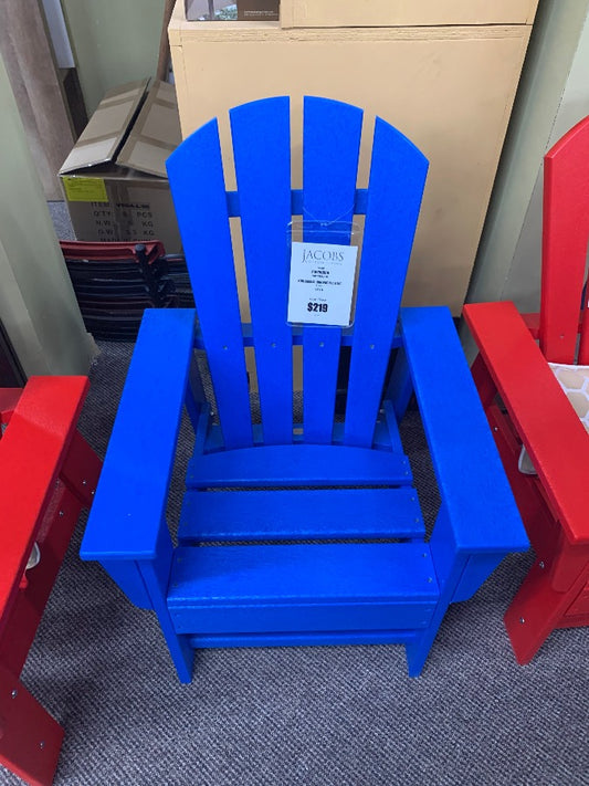 Polywood Kids Casual Adriondack Chair. You have permission to relax with Sustainable outdoor living furniture from Jacobs Custom Living from Spokane, Wa.