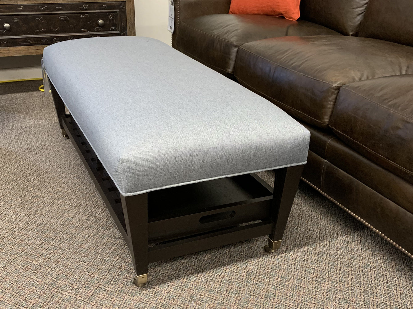 Bassett Kara Ottoman With Tray