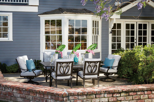 Shop Local Spokane Valley, WA for the best outdoor patio dining arm chairs from Patio Renaissance available at Jacobs Custom Living in Spokane Valley, WA