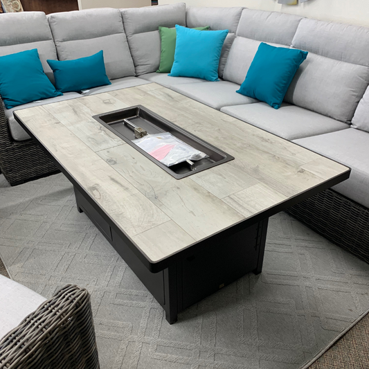 OW Lee 36"x58" Rectangle Chat Fire Pit | Jacobs Custom Living