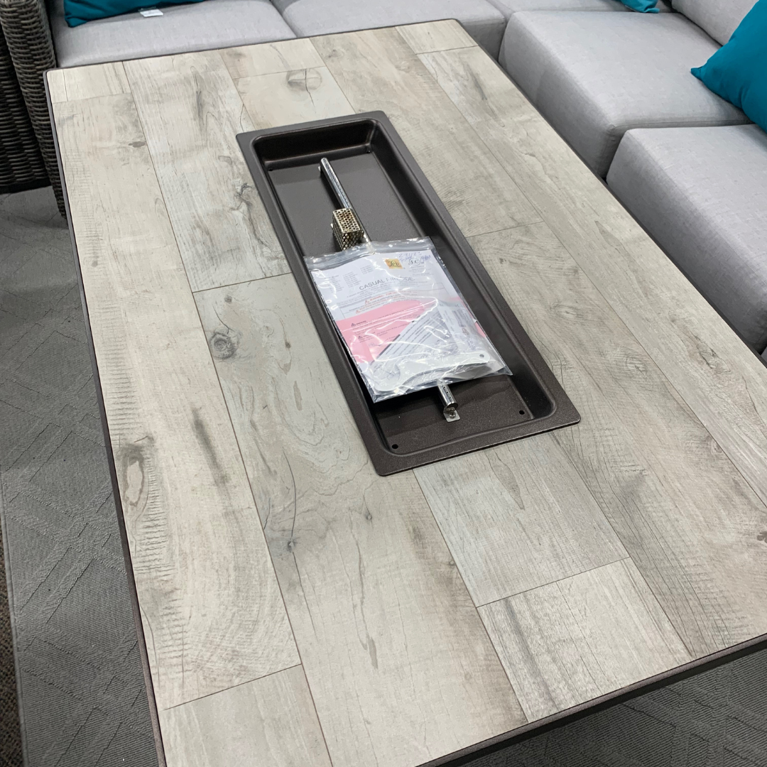 OW Lee 36"x58" Rectangle Chat Fire Pit | Jacobs Custom Living