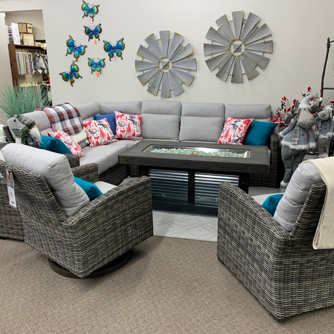 Enjoy The Beauty Of The Pacific Northwest This Season With A New Outdoor Patio Deep Seating Sectional by Patio Renaissance.