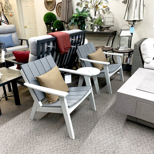 Seaside Casual Mad Patio Chat Chairis available in our Jacobs Custom Living Spokane Valley Showroom.