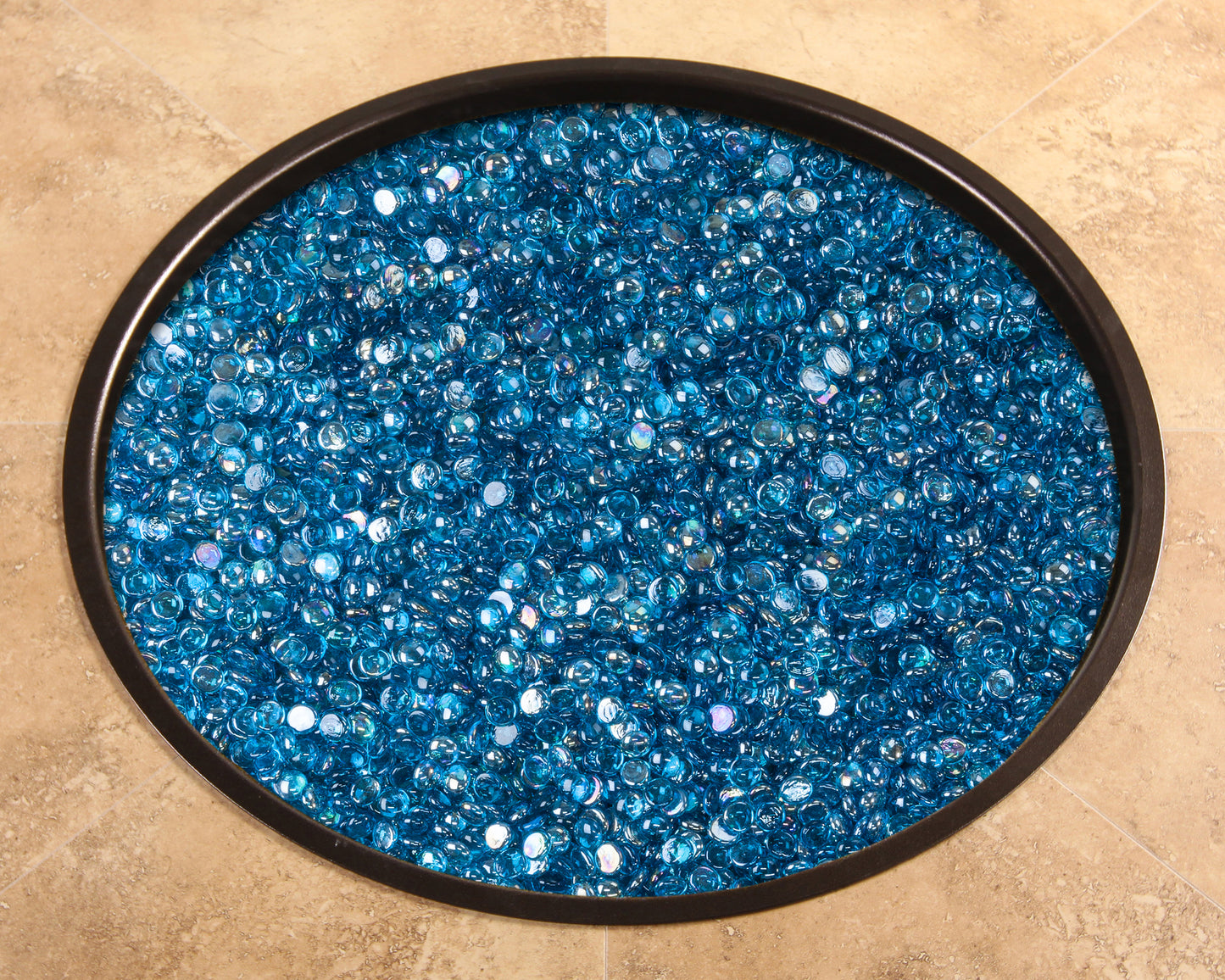 Aruba Glass Gems Fire Media Kit is available at Jacobs Custom Living Spokane Valley showroom.