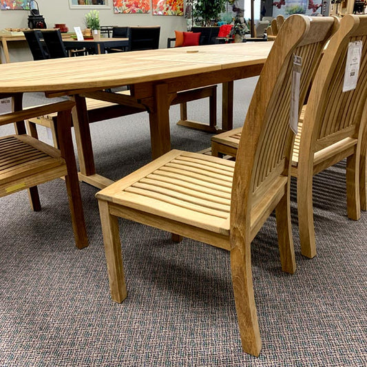 Kingsley Bate's Chelsea Patio Dining Side Chair is available at Jacobs Custom Living in Spokane WA.