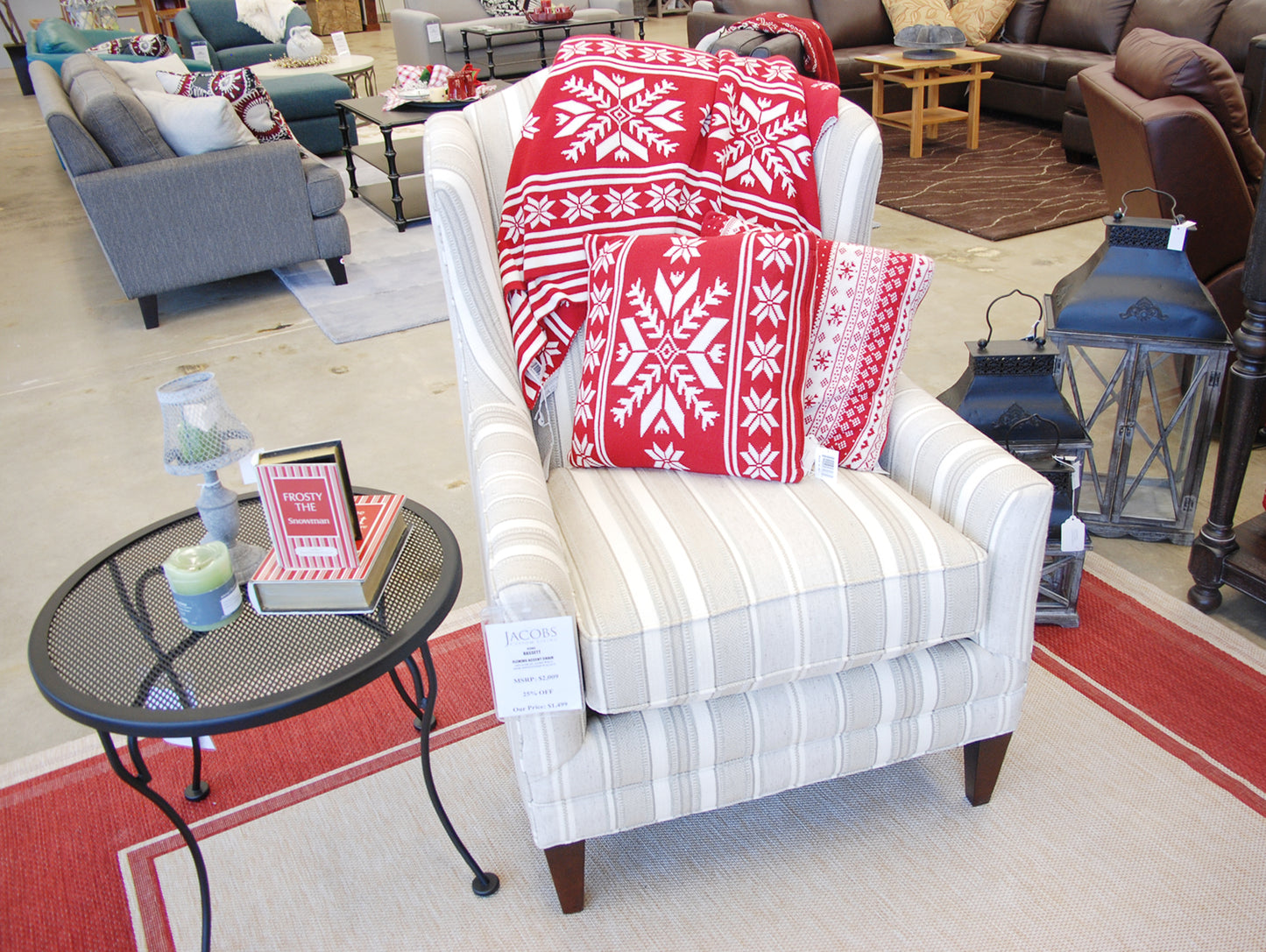 Bassett Fleming Accent Chair is available at Jacobs Custom Living in Spokane Valley WA.