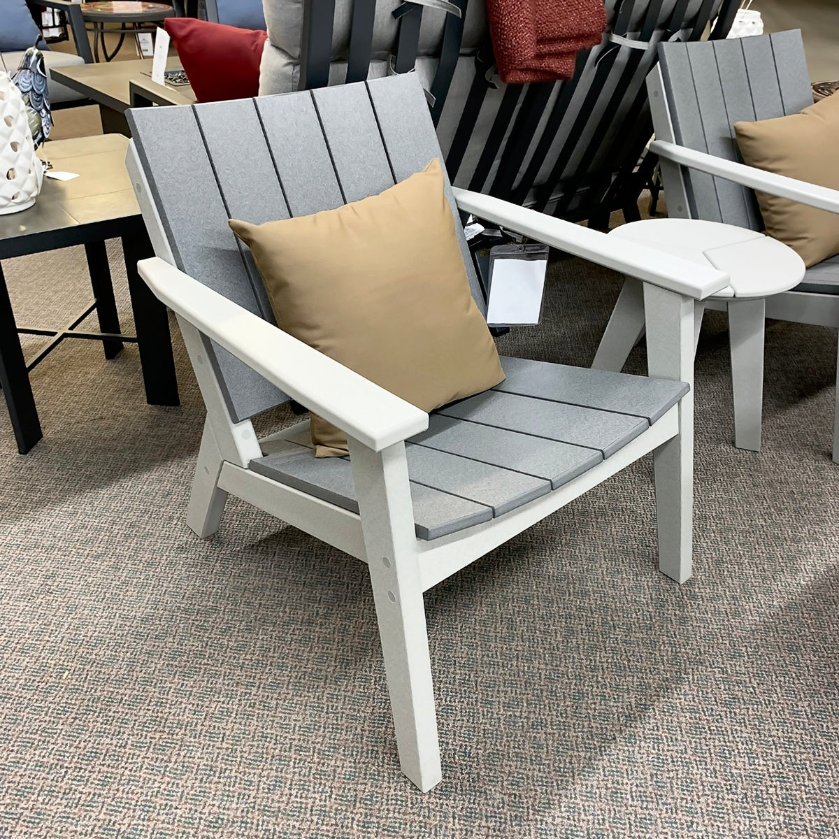 Seaside Casual Mad Patio Chat Chairis available in our Jacobs Custom Living Spokane Valley Showroom.