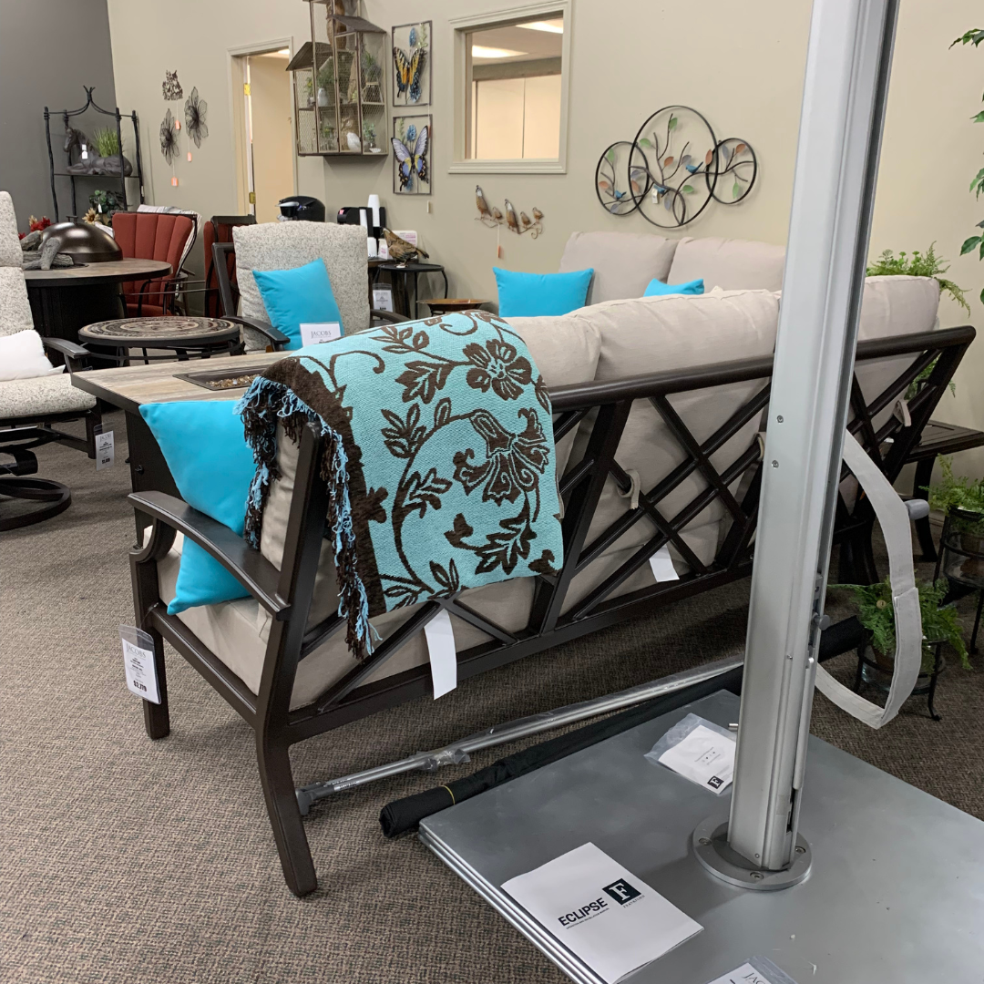Shop Local Spokane Valley, WA for the best Outdoor Patio Marconi Cushion Deep Seating Sofa from Tropitone available at Jacobs Custom Living in Spokane Valley, WA