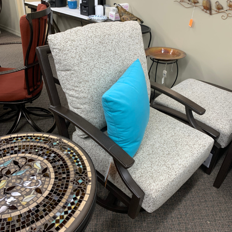 Tropitone Marconi Patio Cushion Swivel Rocker Lounge Chair