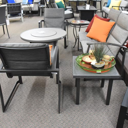 Tropitone Matrix Outdoor Patio 20" Square Tea Table