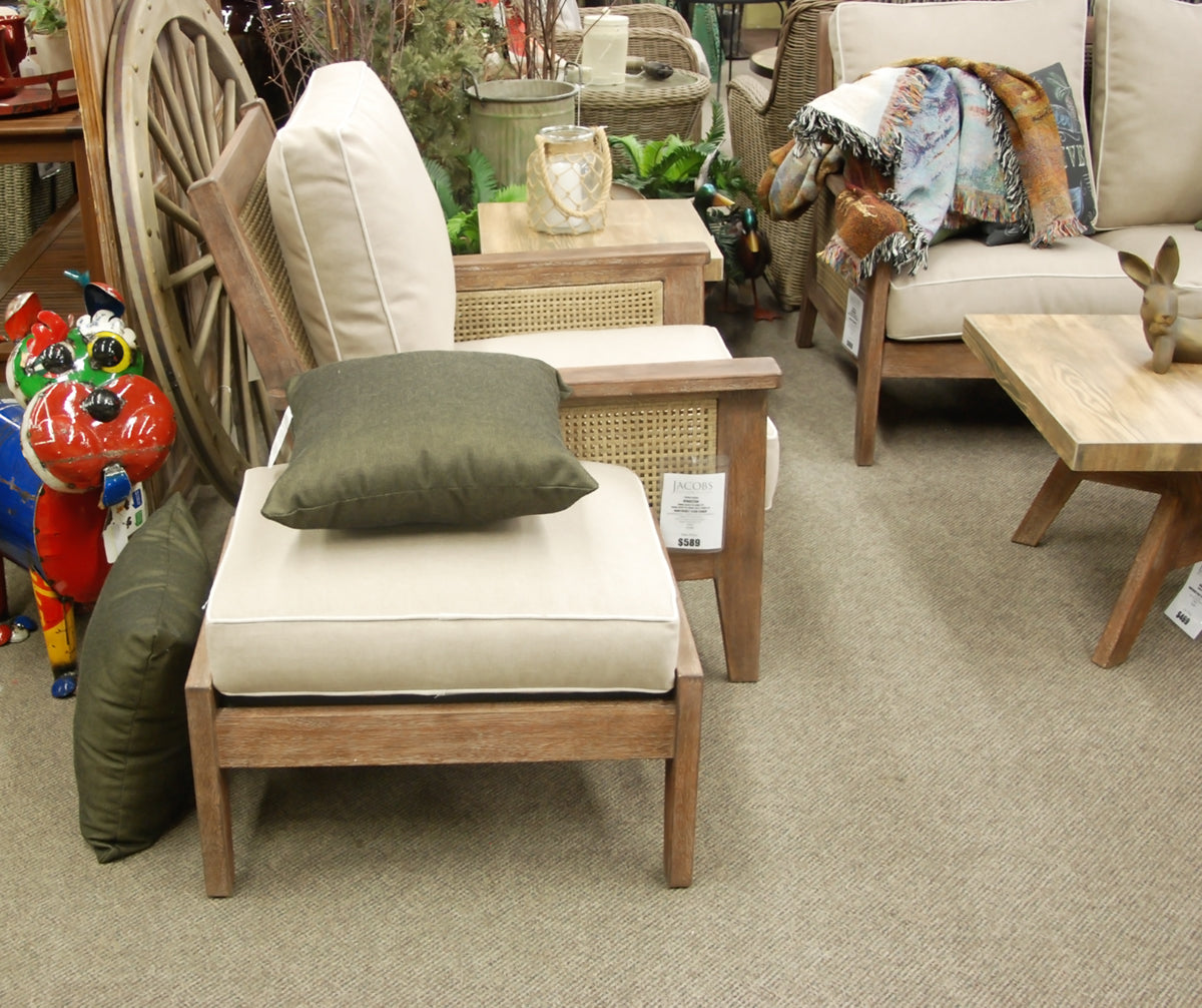 Kingston Nantucket Ottoman | Jacobs Custom Living