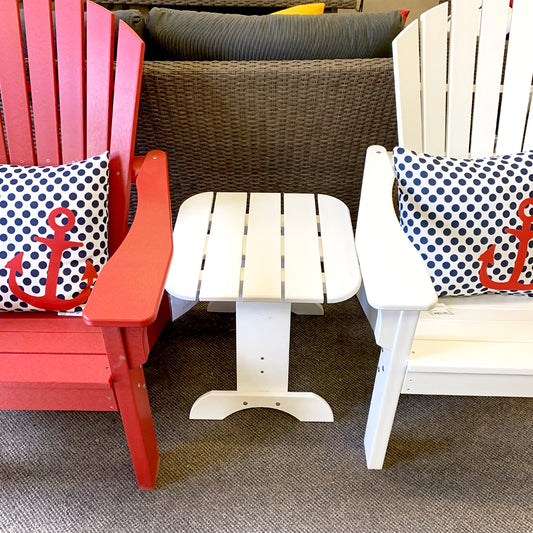 Seaside Casual Adirondack End Table is available in our Jacobs Custom Living Spokane Valley Showroom.