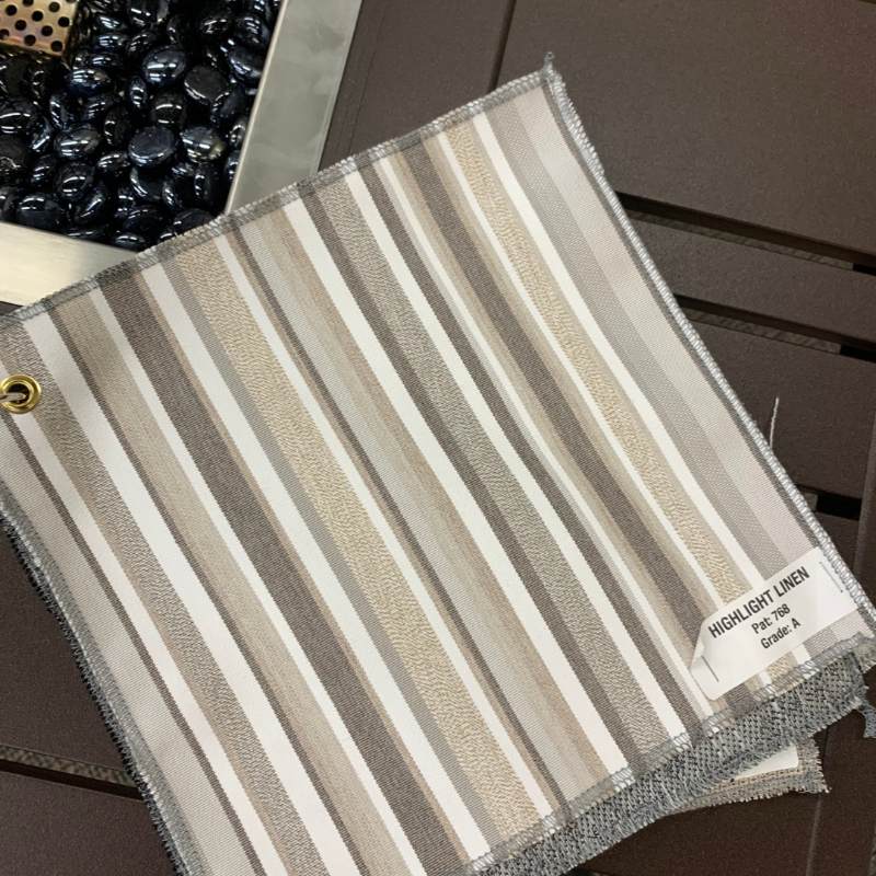 Shop Local Spokane Valley, WA for the best Outdoor Patio Cushion Belle Isle ottoman from Telescope available at Jacobs Custom Living in Spokane Valley, WA