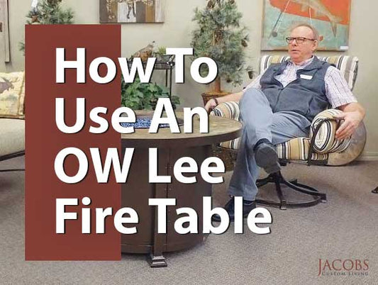How To Use An OW Lee Fire Table | Spokane WA